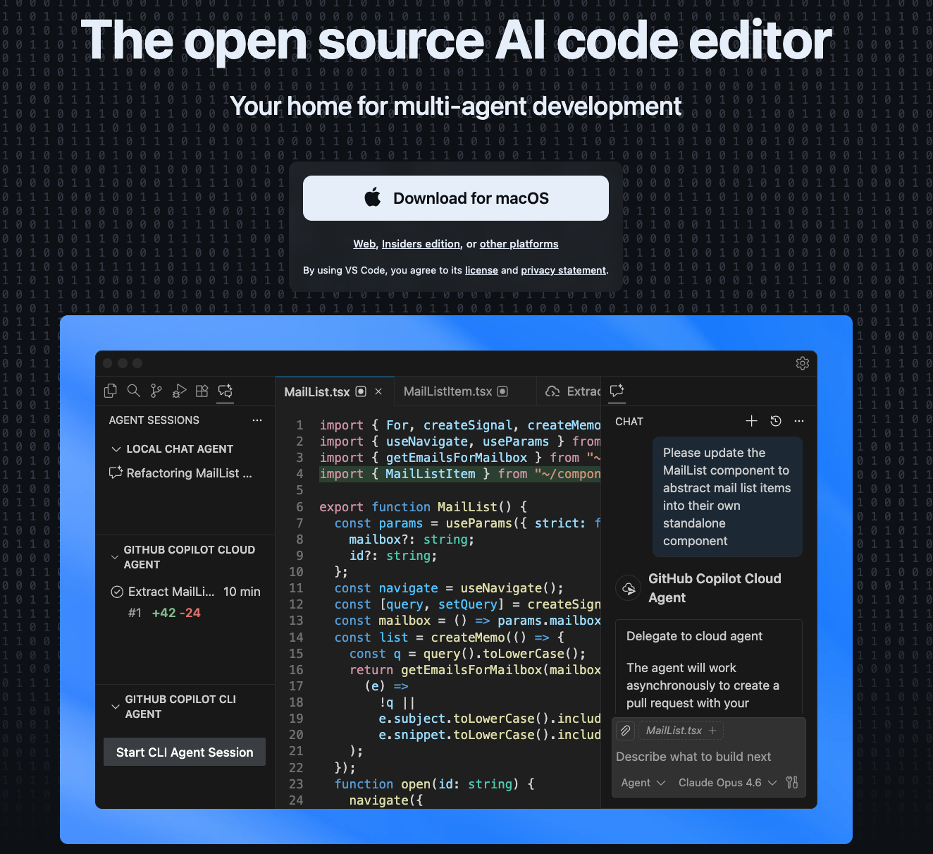 VS Code z agentami AI — Copilot, Codex, Claude Code w akcji